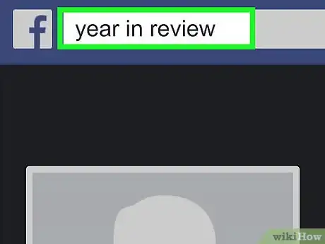 Image titled Get Your Year in Review on Facebook Step 2