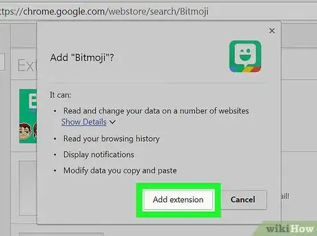 Image titled Use the Bitmoji Chrome Extension Step 6