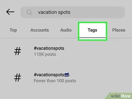 Image titled Search Tags on Instagram Step 5