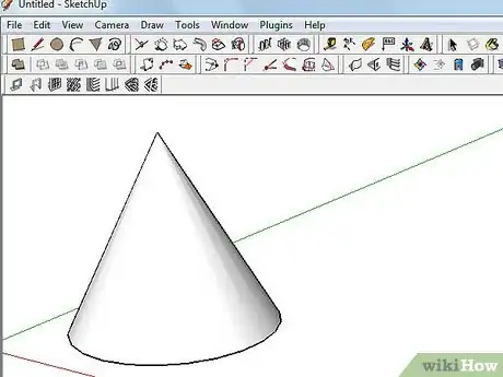 Image titled Make a Cone in Google SketchUp Step 4
