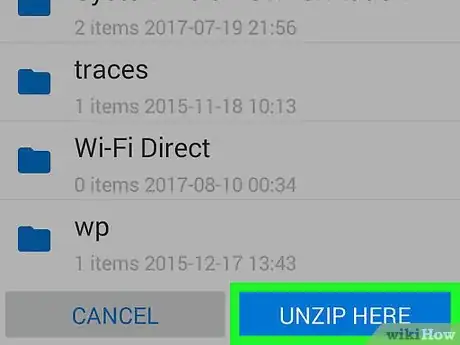 Image titled Open (Extract, Unpack) Zip, Rar and 7z Archives on Android Step 16