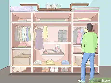 Image titled Organize a Walk in Closet Step 4