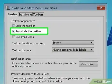 Image titled Hide the Windows Taskbar Step 11