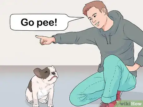 Image titled Get Your Dog to Pee on Command Step 1