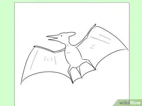 Image titled Draw a Pterodactyl Step 5
