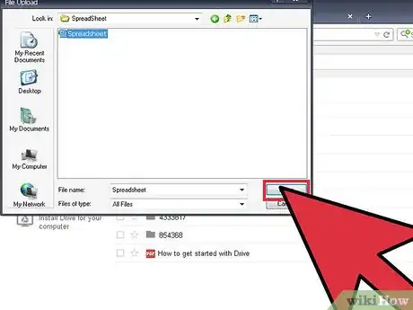 Image titled Upload and Share a Spreadsheet on Google Docs Step 7