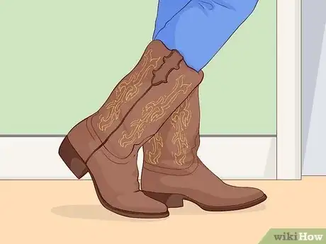 Image titled Break in Cowboy Boots Step 1