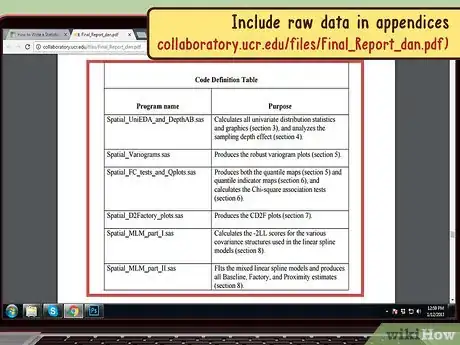 Image titled Write a Statistical Report Step 18