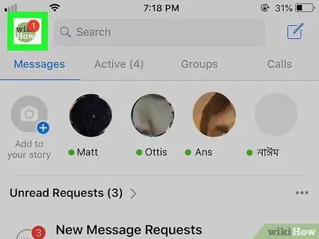 Image titled Log Out of Messenger on iPhone or iPad Step 11