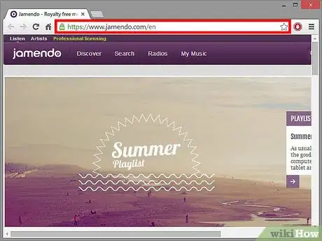 Image titled Download Free Music with Jamendo Step 1