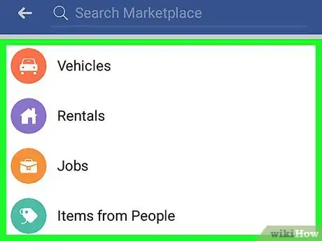 Image titled Use Facebook Marketplace on Android Step 4