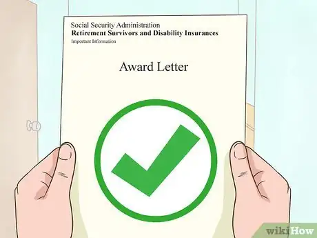 Image titled Get an Award Letter from Social Security Step 7