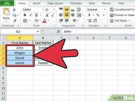 Image titled Sort a List in Microsoft Excel Step 1