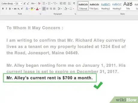 Image titled Write a Letter Showing Proof of Residence for a Tenant Step 8