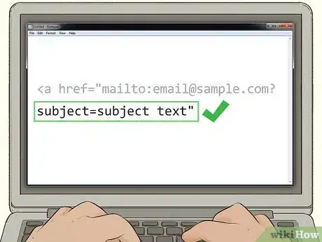 Image titled Create an Email Link in HTML Step 4