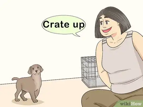 Image titled Crate Train a Puppy During the Day Step 15