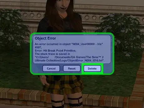 Image titled Sims 2 Adult Teens Delete Teen