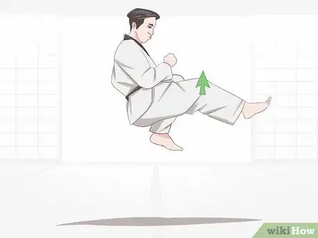 Image titled Execute Jump Kicks (Twio Chagi) in Taekwondo Step 27