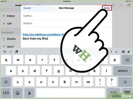 Image titled Mail a Link from an iPad Step 11