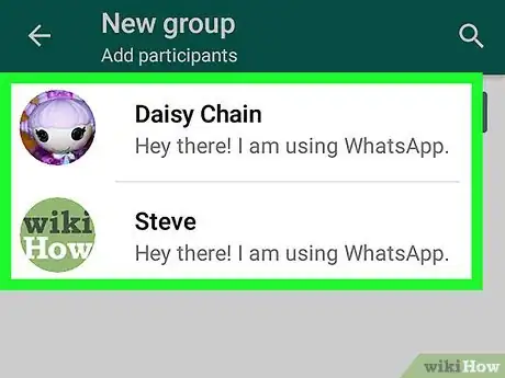 Image titled Send Messages to Yourself on WhatsApp on Android Step 4