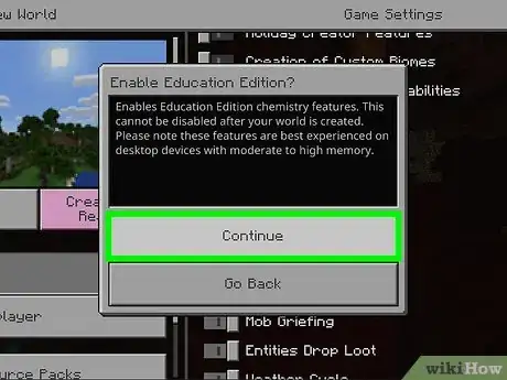 Image titled Enable Education Edition in Minecraft Step 5