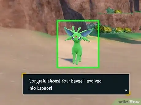 Image titled Get Eevee to Evolve to Either Espeon or Umbreon Step 2