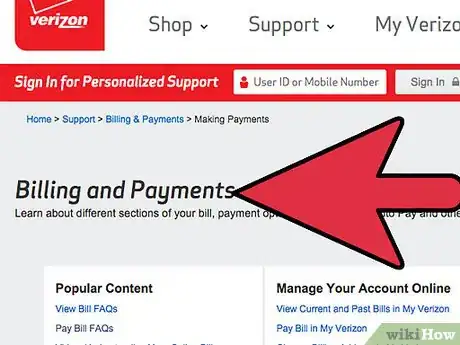 Image titled Pay Verizon Residential Phone Bill Step 10