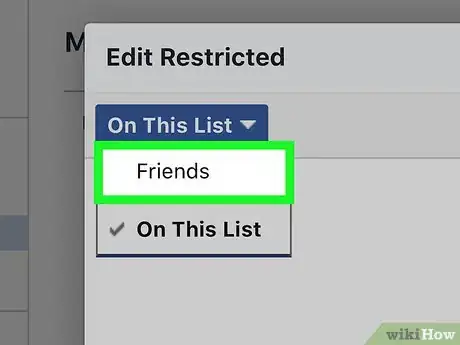 Image titled Edit Your Restricted Friends List on Facebook on iPhone or iPad Step 10