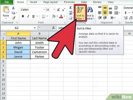 Image titled Sort a List in Microsoft Excel Step 2