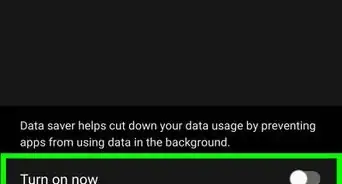 Turn Off Low Data Mode