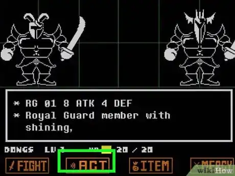 Image titled Spare the Royal Guards in Undertale Step 2