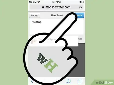 Image titled Send a Tweet from an iPhone Step 19