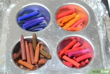 Image titled Reuse Broken Crayons Step 3