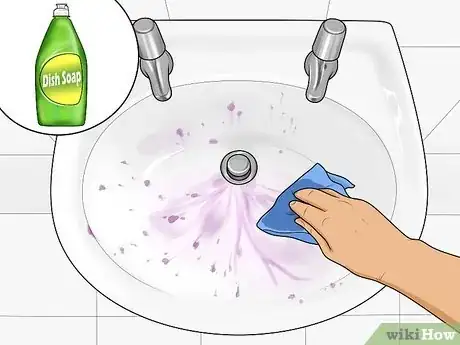 Image titled Get Hair Dye Off Sink Step 1
