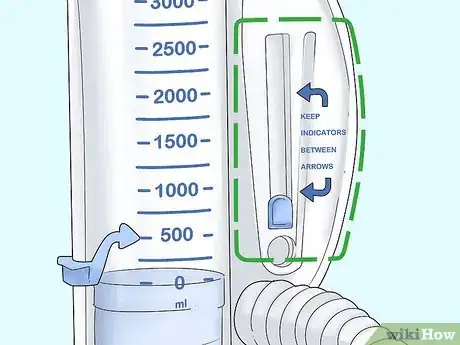 Image titled Use an Incentive Spirometer Step 2