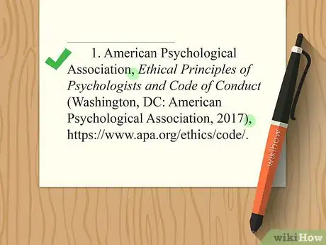 Image titled Cite the APA Code of Ethics Step 15