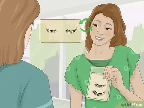 Image titled Fix Eyelash Extensions That Are Too Long Step 1