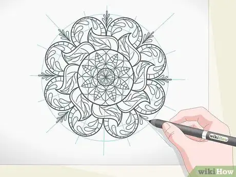 Image titled Draw a Mandala Step 10