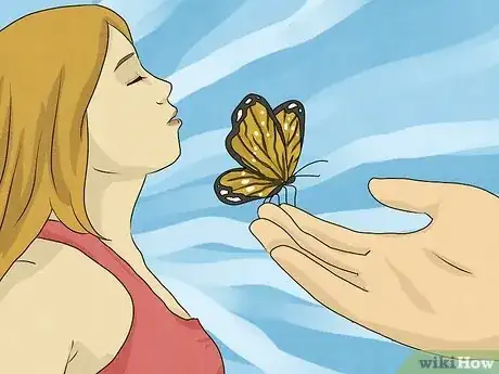 Image titled What Does It Mean when a Butterfly Lands on You Step 3