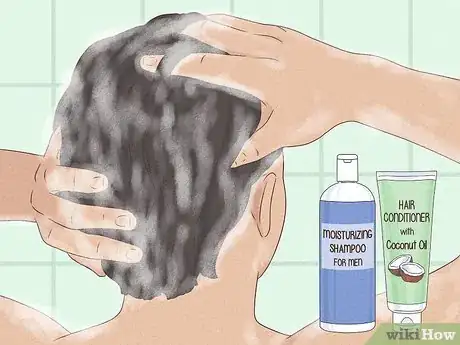 Image titled Blow Dry Men's Hair Step 1