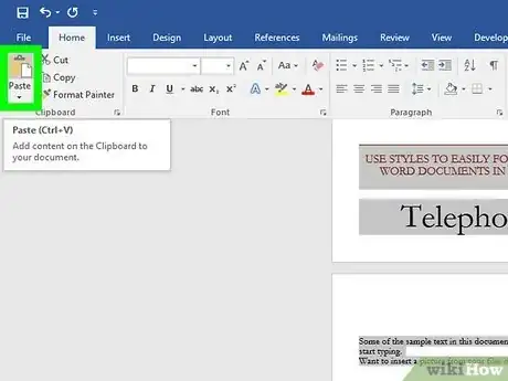Image titled Copy and Paste in Microsoft Word Step 6