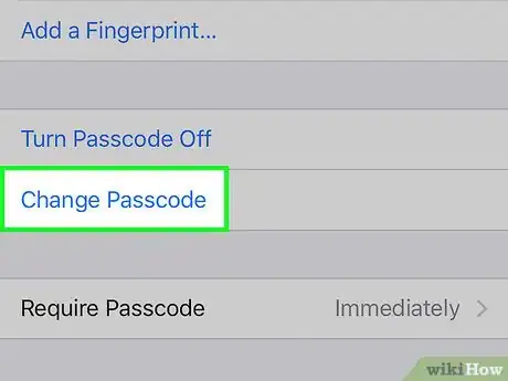 Image titled Change Your Passcode on an iPhone or iPod Touch Step 4