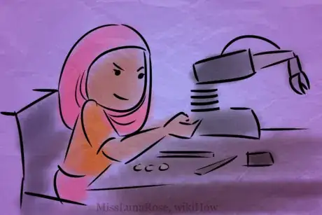 Image titled Disabled Muslim Woman Building Robot doodle.png