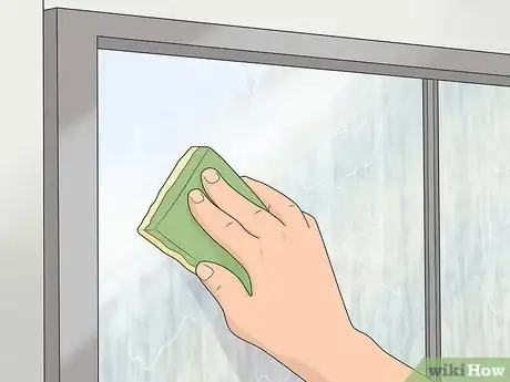 Image titled Remove Hard Water Stains from Shower Doors Step 5