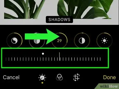 Image titled Adjust the Shadows of a Photo Using the iPhone Photos App Step 8