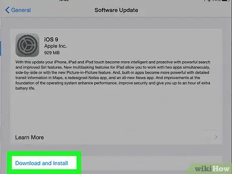 Image titled Update iOS Software on an iPad Step 9