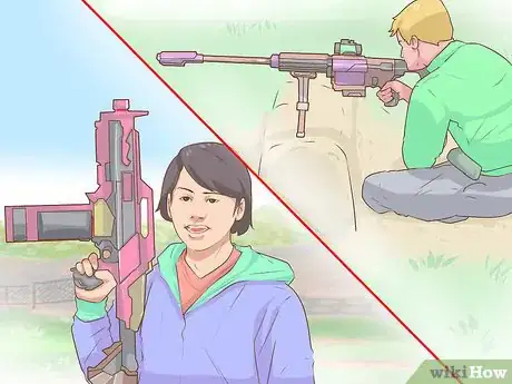 Image titled Choose a Position in a Nerf War Step 1