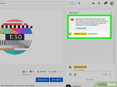 Image titled Premiere a Video on YouTube Step 6