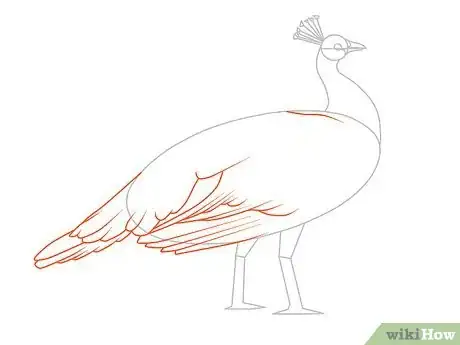 Image titled Draw an Exotic Peacock Step 14