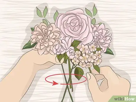 Image titled Make a Bridal Bouquet With Artificial Flowers Step 2